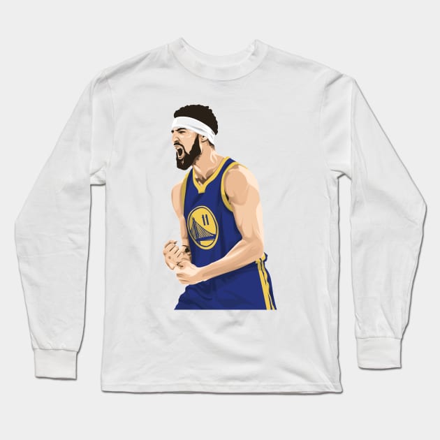 Klay Thompson Long Sleeve T-Shirt by knnthmrctn